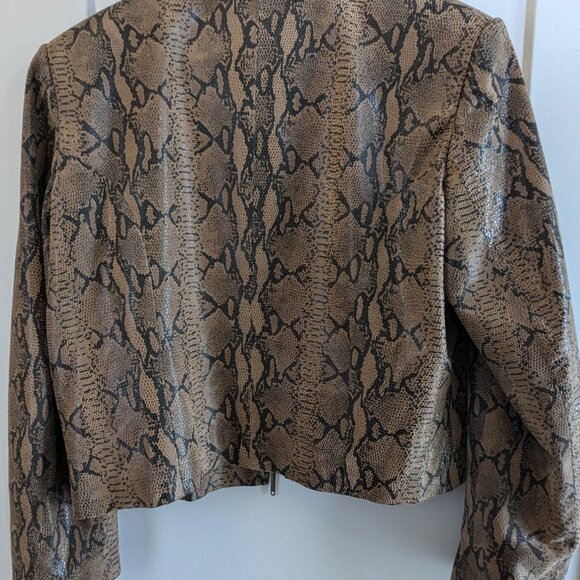 Arte Pelle Genuine Python Leather Jacket - Picture 2 of 9